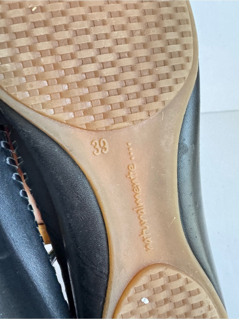 Pikolinos Puerto Vallarta Closed Toe Sandals Laser Cut Black Leather Shoes 39 - Picture 9 of 10